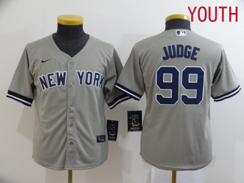 Youth New York Yankees #99 Judge Grey Nike Game MLB Jerseys